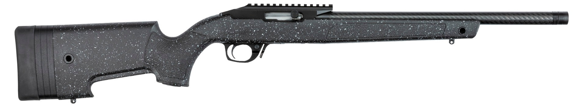 Bergara Rifles BXR002 BXR 22 LR 10+1 16.50" Carbon Fiber Barrel, Matte Blued Aluminum Receiver, Gray Speckled Black Synthetic Stock, Right Hand