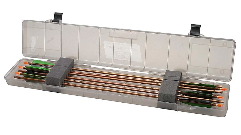 MTM BH18S41 Compact Arrow Storage Case 18-Arrow Capacity Clear Smoke