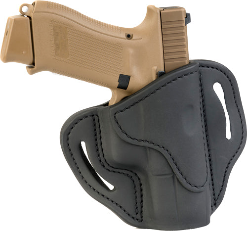1791 BH2.1 OWB Multi-Fit Left Hand Belt Holster for Glock 17 and Similar Black Steerhide