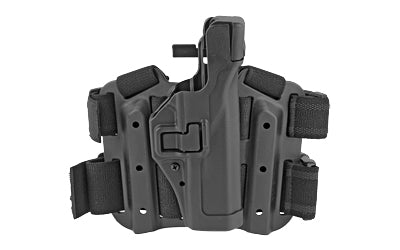 BLACKHAWK 430600BK-R SERPA Level 3 Tactical Holster for Glock 17/19/22/23/31/32, RH, Black
