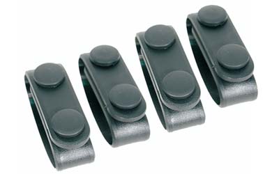 BLACKHAWK 44B300BK Molded Duty Belt Keepers, Set of 4, Black