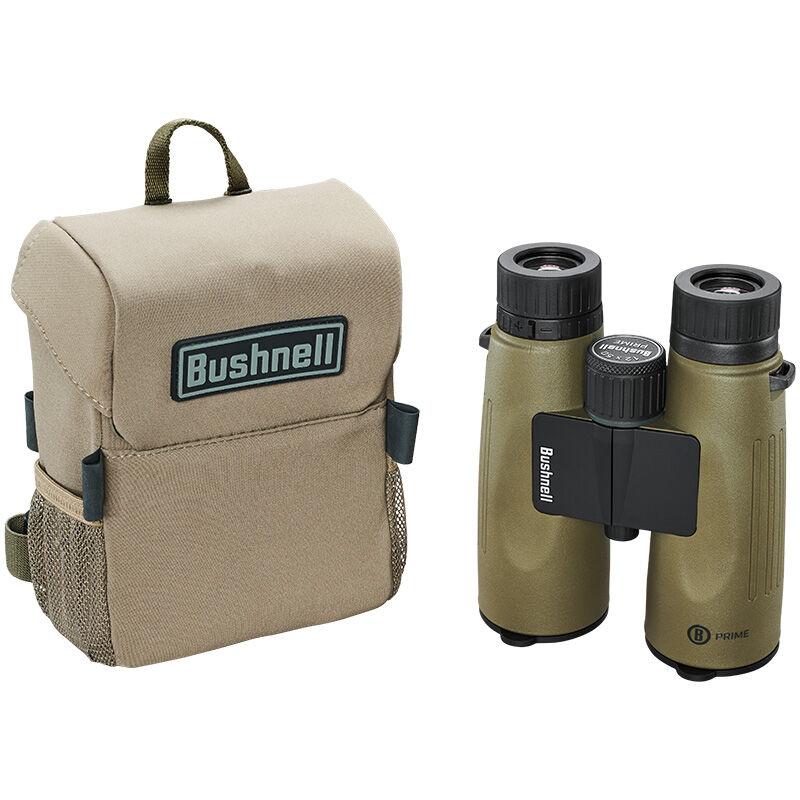 Bushnell Prime Binocular 12x50 and Vault Harness Pack Combo Green Roof FMC WP