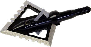 Magnus Black Hornet Serrated 4-Blade 100 Grain Broadhead 3-Pack