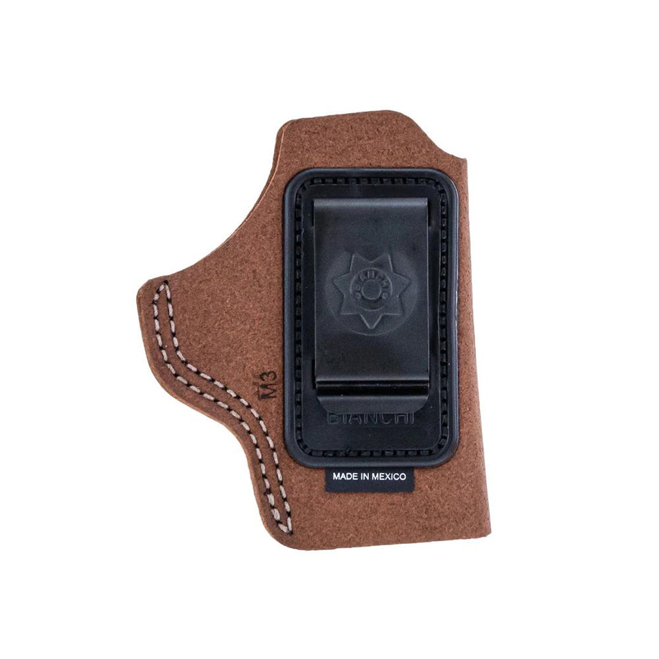 Bianchi Model 6 Inside-the-Waistband Holster S&W 15 4in Brown Suede RH