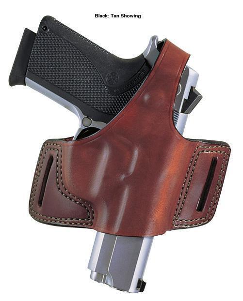Bianchi Model 5 Black Widow RH Belt Slide Holster S&W 411 909 910 Plain Black