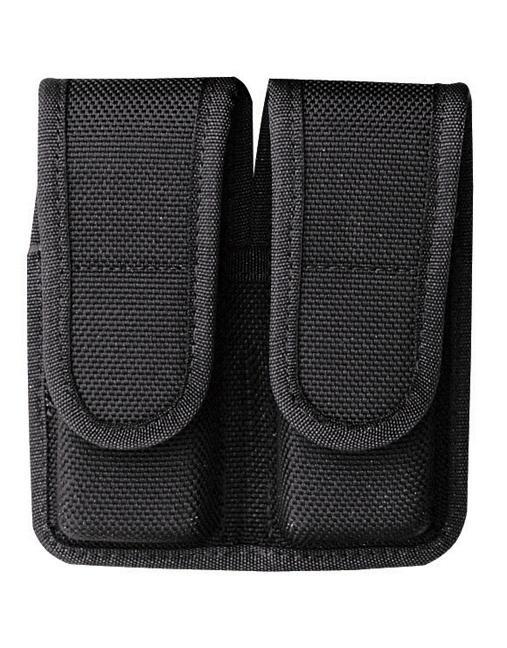 Bianchi Model 7302H Black Hidden Snap AccuMold Double Mag Pouch Glock 20 21