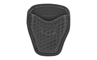 Bianchi AccuMold Elite Open Handcuff Case Basket Weave Duraskin Black