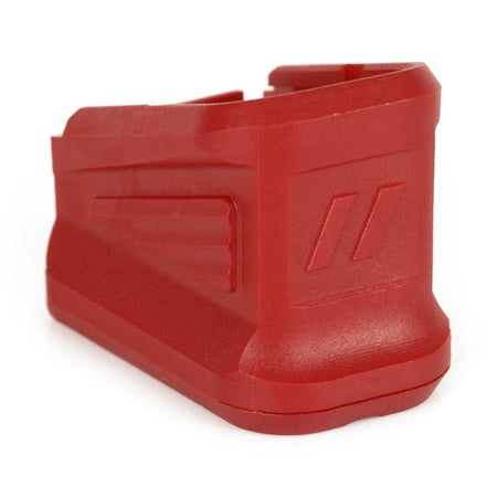 ZEV Glock 9mm Luger/.40 S&W Red Magazine Basepad +5 Capacity Extension