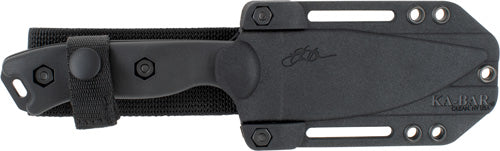 KA-BAR Becker Black Harpoon Fixed Blade 4.5" Knife with Celcon Sheath