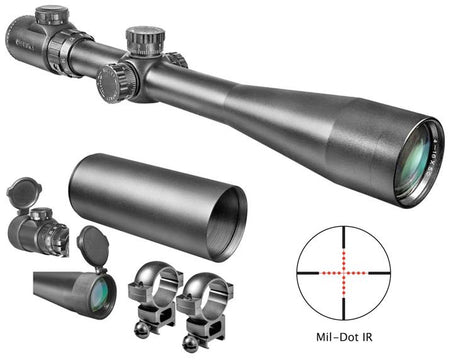 Barska SWAT IR Riflescope 6-24x44 30mm Illum Mil-Dot Matte Black