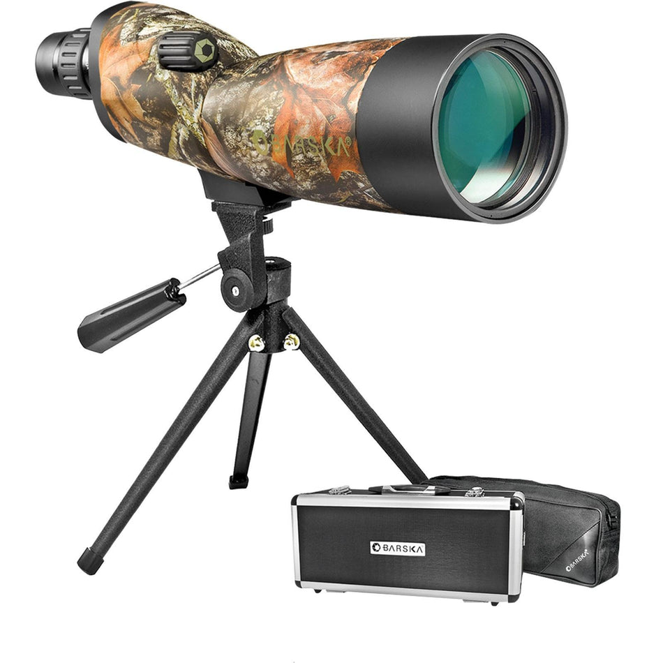 Barska Blackhawk WP 20-60x60mm Camo Spotting Scope with Tripod and Case