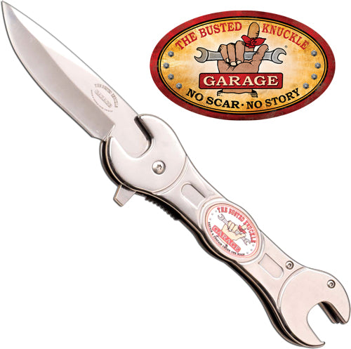 MC Busted Knuckle 3-Inch Drop Point Stainless Steel Knife