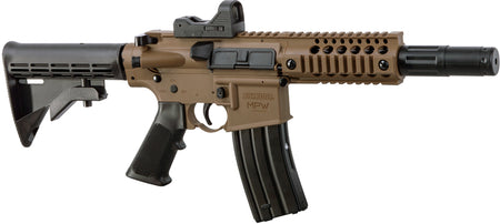 Crosman MPW Bushmaster .177 CO2 Select Fire Air Rifle FDE 25-Round Capacity
