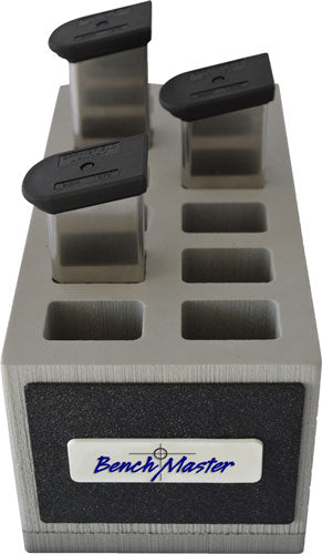 Benchmaster 12 Unit Mag Rack for Double Stack 9mm Magazines