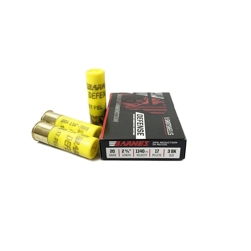 Barnes 20 Gauge 32013 Defense Self Defense 2.75" 3 Buck Shot