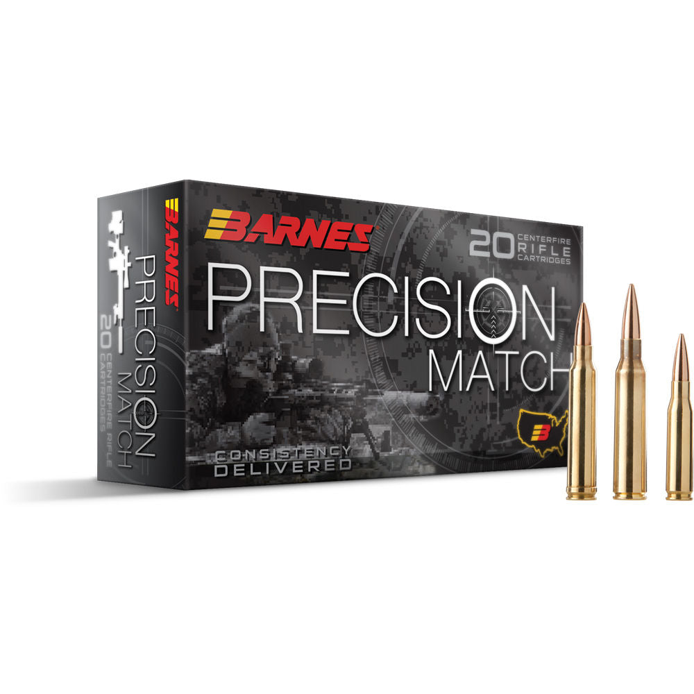 Barnes Precision Match  223 Remington 77 Gr OTM