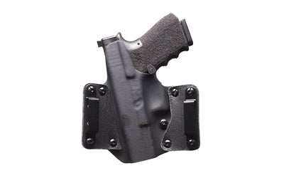 BlackPoint Tactical Leather WING Outside Waistband Holster, Sig P365, RH, Black, 15 Degree Cant, 1.75" Loops BPT105928