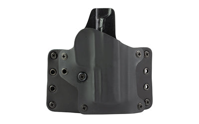 BlackPoint Tactical Leather WING Outside Waistband Holster, Sig P365 X-Macro, RH, Black, Metal OWB Loops BPT151955