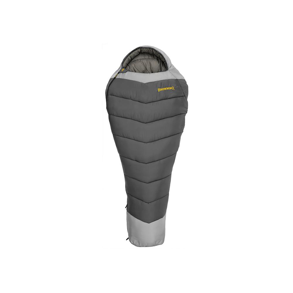 Browning Denali Cold Weather Mummy Sleeping Bag -30 Degree Charcoal Grey