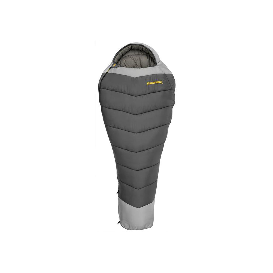 Browning Denali Cold Weather Mummy Sleeping Bag -30 Degree Charcoal Grey