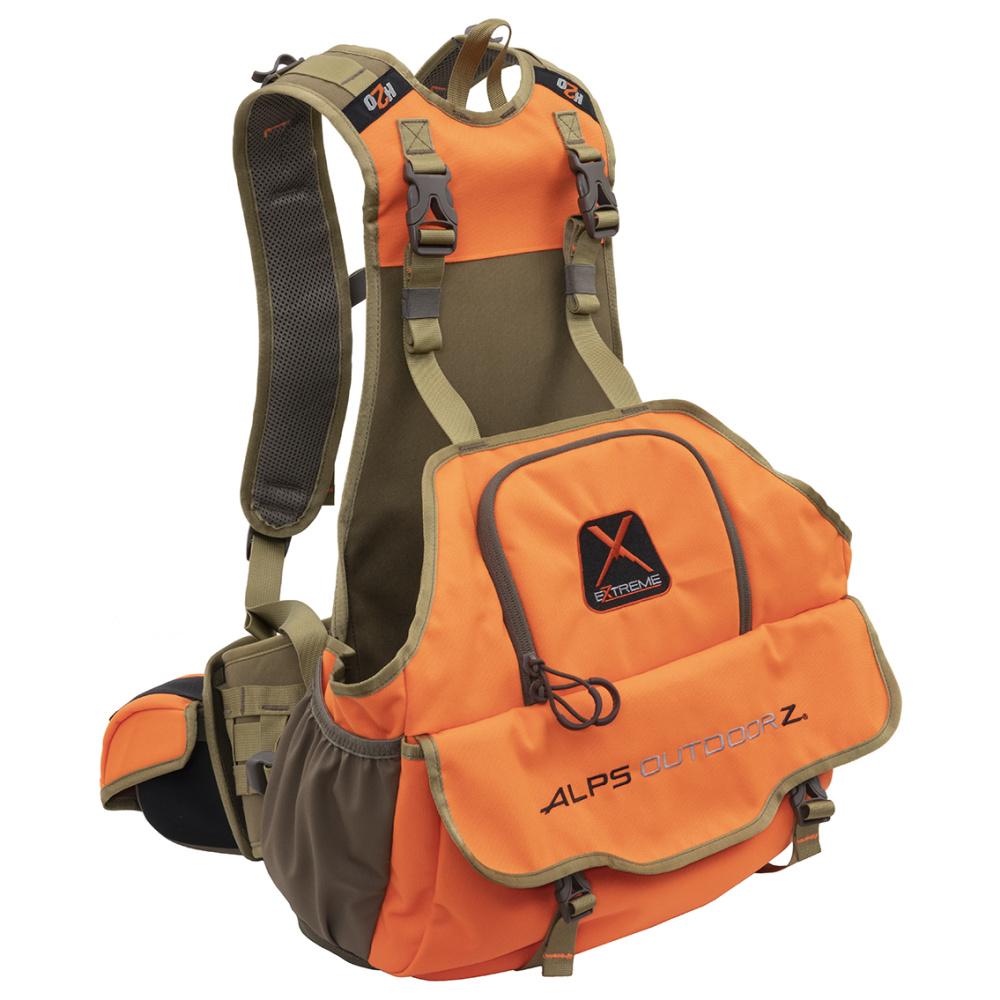 Alps Outdoorz Upland Game Vest X 2.0 Blaze Orange - Expandable Waist Belt Included