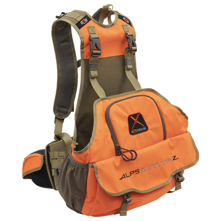 Alps Outdoorz Upland Game Vest X 2.0 Blaze Orange - Expandable Waist Belt Included