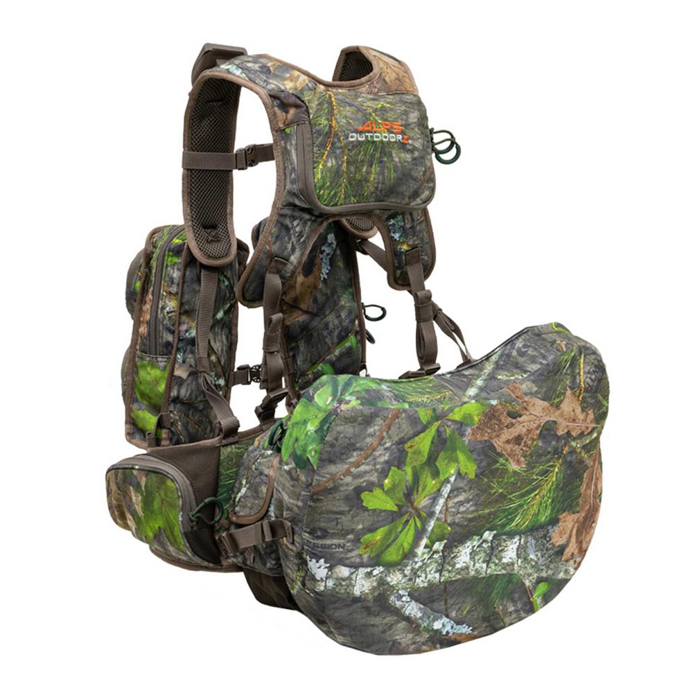 Alps Outdoorz Long Spur Deluxe Turkey Vest with Memory Foam Seat Mossy Oak Obsession