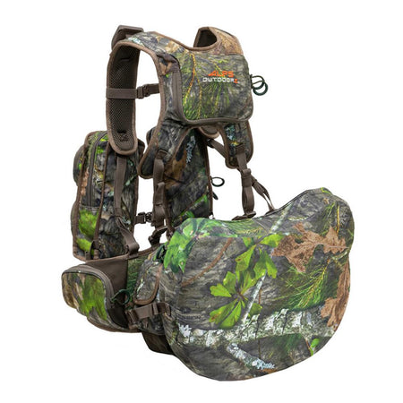 Alps Outdoorz Long Spur Deluxe Turkey Vest with Memory Foam Seat Mossy Oak Obsession
