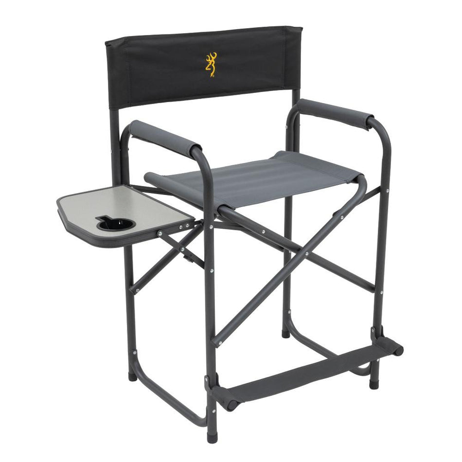 Alps Browning Directors Chair XT Plus Extra Tall Camping Chair Charcoal Grey