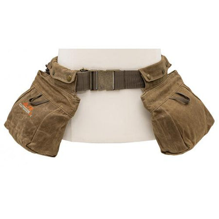 Alps Outdoorz Waxed Canvas Sportsman Shell Belt Coyote Brown