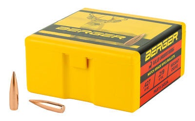 Berger Bullets .243 Diameter 6MM/243 Win 87 Gr VLD Hunting Boat Tail HP 100 Count 24524