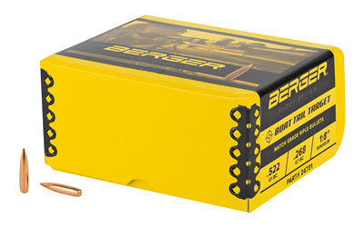 Berger Bullets .243 Diameter 6MM/243 Win 108 Gr BT Target Boat Tail HP 500 Count 24731