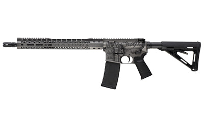 Black Rain Ordnance We The People Rifle, 5.56 NATO, 16" Barrel, Titanium Battleworn Finish, 30-Round