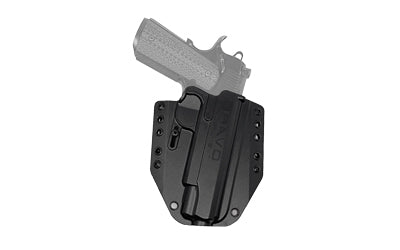 Bravo Concealment BCA Outside Waistband Concealment Holster, 1911 Full Size Rail/No Rail, RH, Polymer