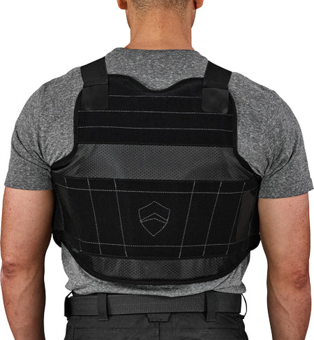BulletSafe Concealable Level IIIA Bulletproof Vest 2XL Black with CLS Armor