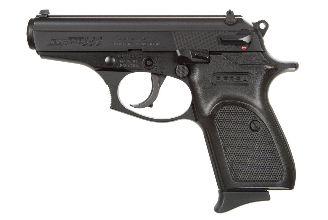 Bersa Thunder T380M8 Micro-Compact .380 ACP 8+1 - Black Steel/Aluminum