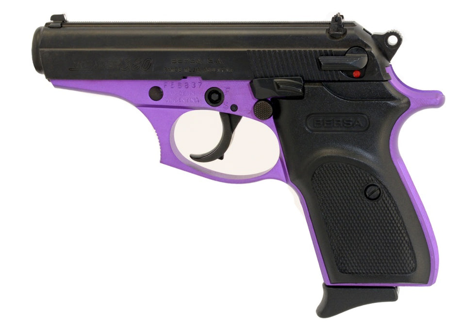 Bersa Thunder T380PRP8 Micro-Compact .380 ACP 8+1 3.5" Purple Cerakote Pistol