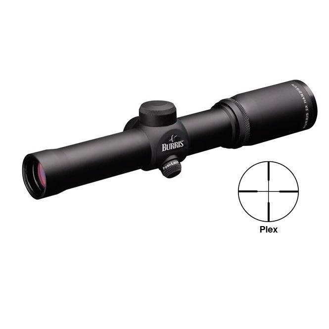 Burris 2x20mm 1in Tube Matte Handgun Scope Plex Reticle