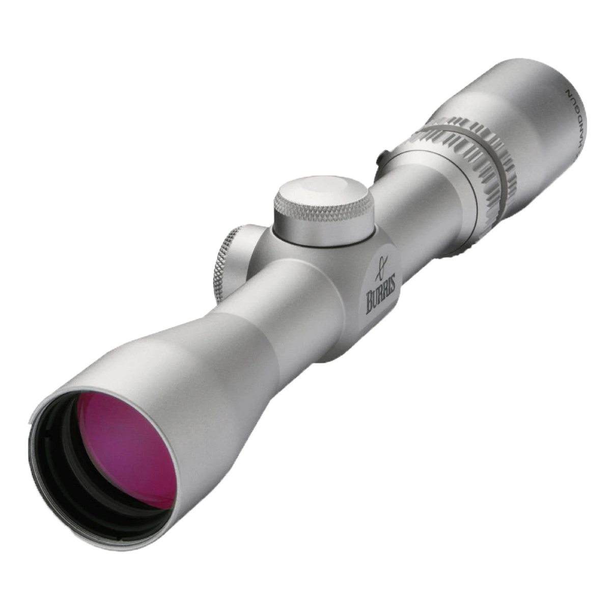 Burris 2-7x32mm Handgun Scope Plex Reticle Nickel 1-Inch Tube Long Eye Relief