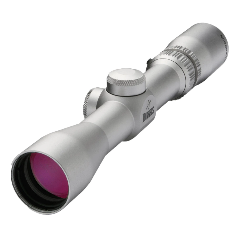 Burris 2-7x32mm Handgun Scope Plex Reticle Nickel 1-Inch Tube Long Eye Relief