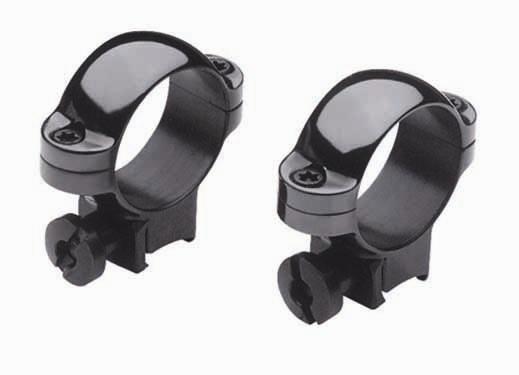 Burris .22 Deluxe Solid Steel 1" Medium Scope Rings Matte Finish