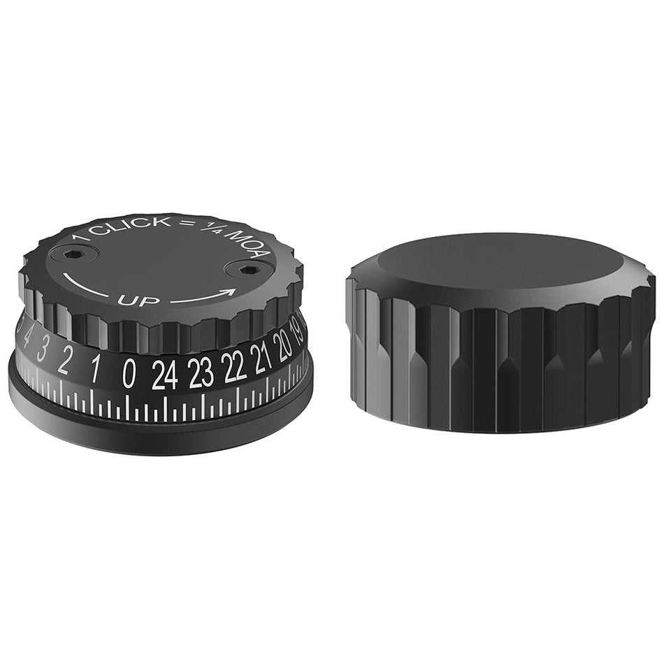 Burris 626401 Synergy Custom Elevation Knob, Advanced Capped, Matte Black