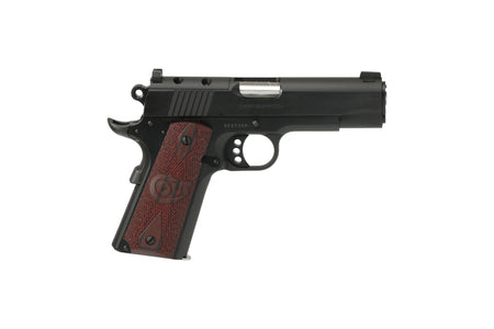 Colt Commander Combat O4943XEOR .38 Super 9+1 4.25" Optic-Ready Pistol, Black Cherry G10 Grip