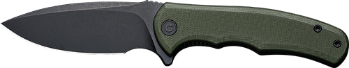 CIVIVI Mini Praxis 2.98" OD Green G10/Black Pocket Knife Clam Pack