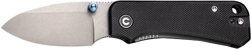 CIVIVI Baby Banter 2.34" Black G10 Handle Gray Stonewashed Blade Folder