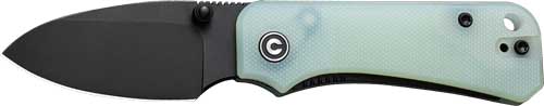 CIVIVI Baby Banter 2.34" Natural G10 Handle Black Stonewashed Blade Folder