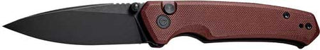 CIVIVI Altus 2.97" Burgundy G10 Handle Black Stonewashed Blade Folder