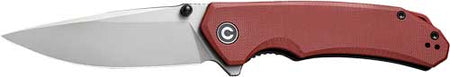 CIVIVI Brazen 3.46" Burgundy G10 Handle Stonewash Blade Folder