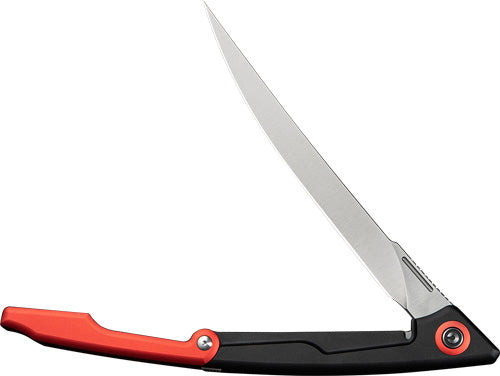 CIVIVI Shawka Folding Fillet Knife 5.81" Black Red Handle