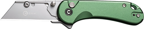 CIVIVI Elementum 2.26" Green Folding Utility Knife with 3 Replacement Blades
